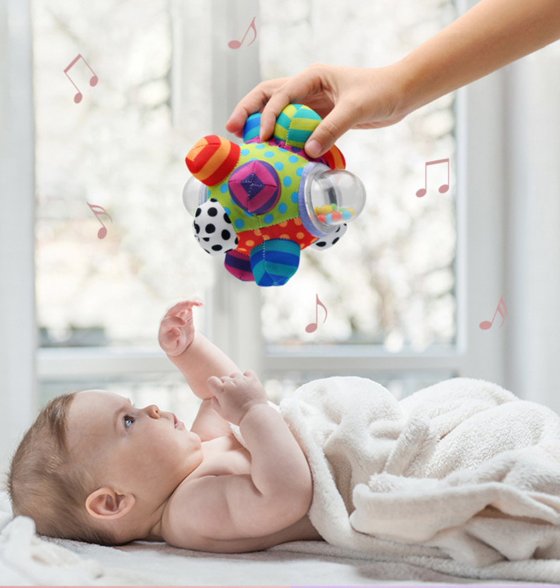Bola Mágica Sensorial Multicolorida para Bebês