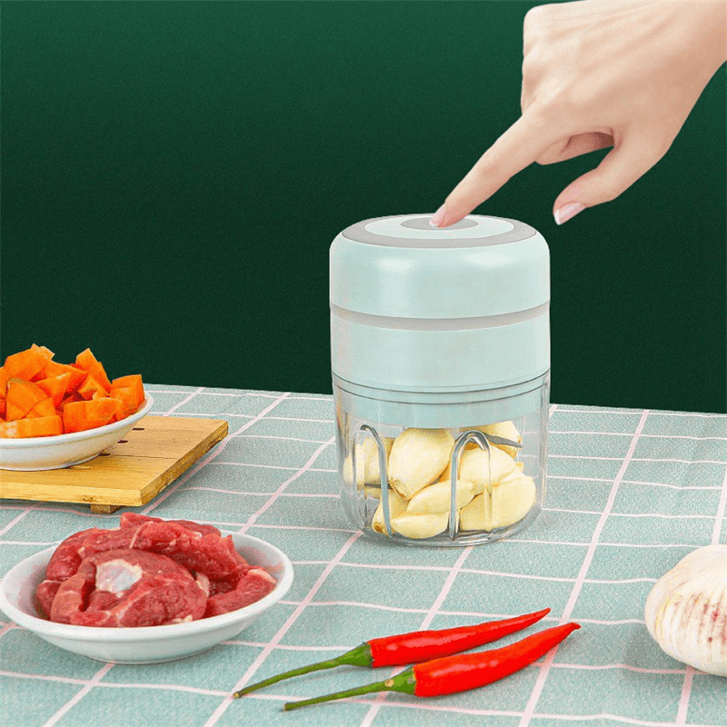 Mini Processador Elétrico de Alimentos Portátil - Nossa Casa Completa