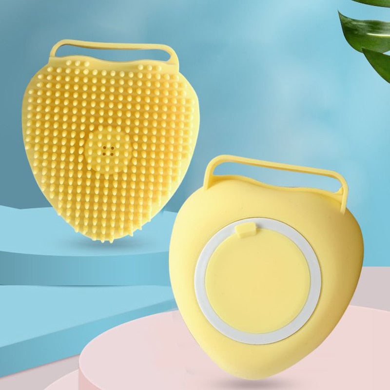 Escova de Banho Massageadora Compartimento para Shampoo Integrado PetSpa Pro