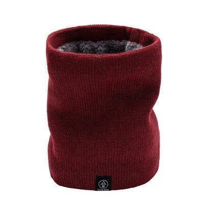 Female Knit Woolen Pulloves False Collar Warm Scarve Unisex Winter Plush Thicken Elastic Windproof Cycling Neck Guard Scarf O8 - Nossa Casa Completa