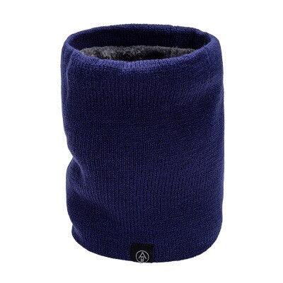 Female Knit Woolen Pulloves False Collar Warm Scarve Unisex Winter Plush Thicken Elastic Windproof Cycling Neck Guard Scarf O8 - Nossa Casa Completa