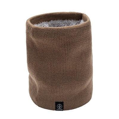 Female Knit Woolen Pulloves False Collar Warm Scarve Unisex Winter Plush Thicken Elastic Windproof Cycling Neck Guard Scarf O8 - Nossa Casa Completa