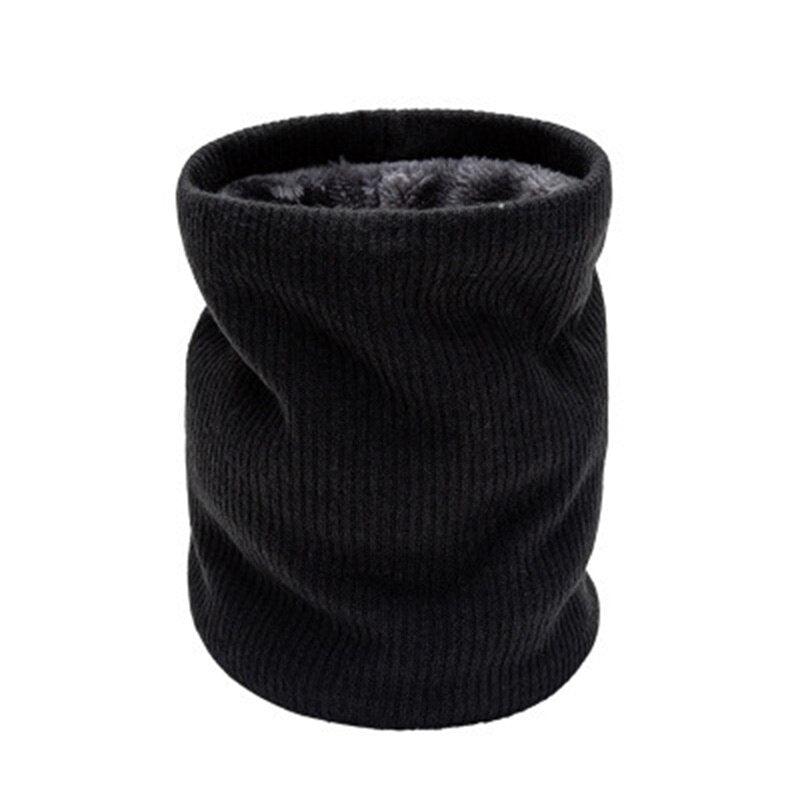 Female Knit Woolen Pulloves False Collar Warm Scarve Unisex Winter Plush Thicken Elastic Windproof Cycling Neck Guard Scarf O8 - Nossa Casa Completa