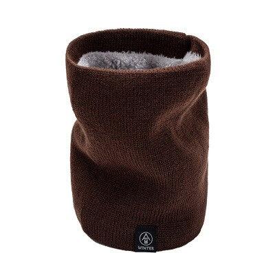Female Knit Woolen Pulloves False Collar Warm Scarve Unisex Winter Plush Thicken Elastic Windproof Cycling Neck Guard Scarf O8 - Nossa Casa Completa