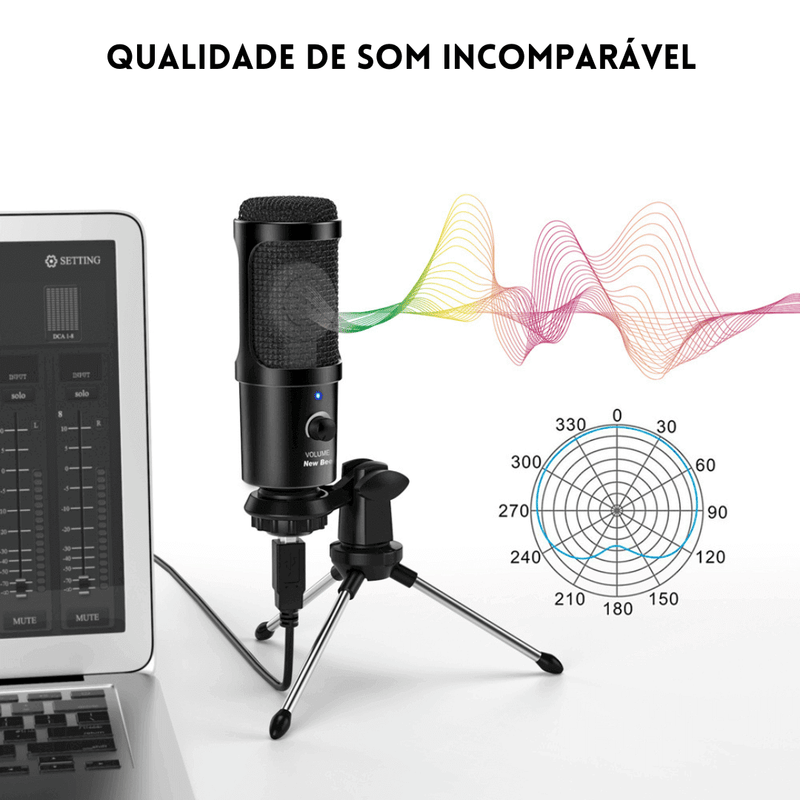 Microfone Consensador Gamer USB Profissional (Frete Grátis) - Nossa Casa Completa