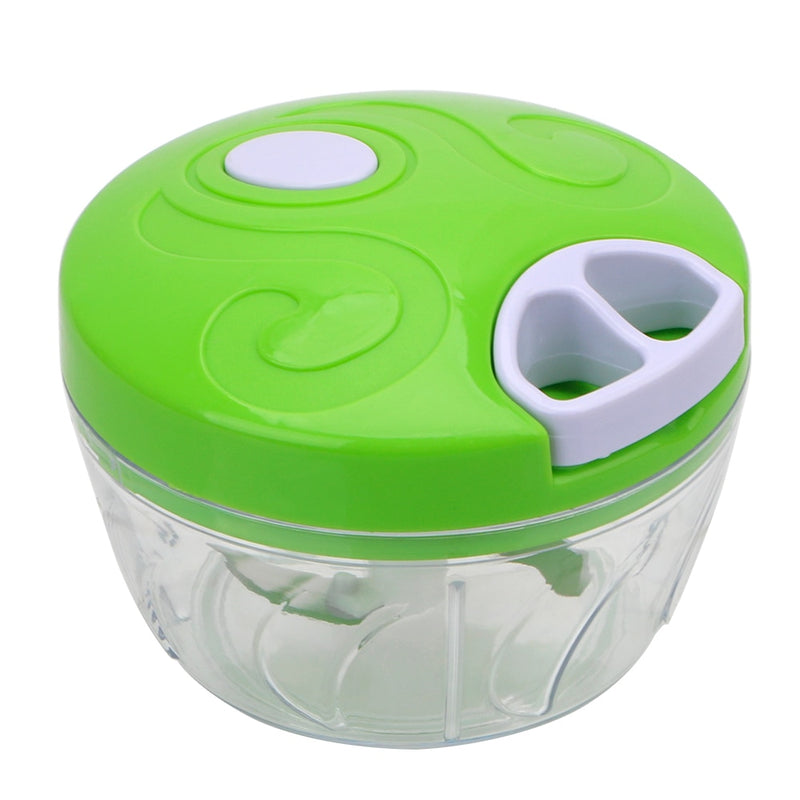 Mini Processador Manual com 3 Lâminas
