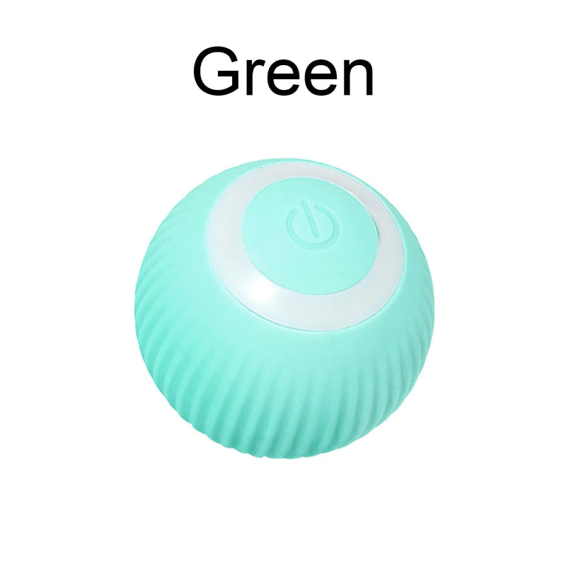 Smart Electric Cat Ball Toys Automatic Rolling Cat Toys for Cats Training Self-moving Kitten Toys for Indoor Interactive Playing