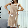 Vestido/Toalha de Banho c/ Alças, Confortável e Prático - Nossa Casa Completa