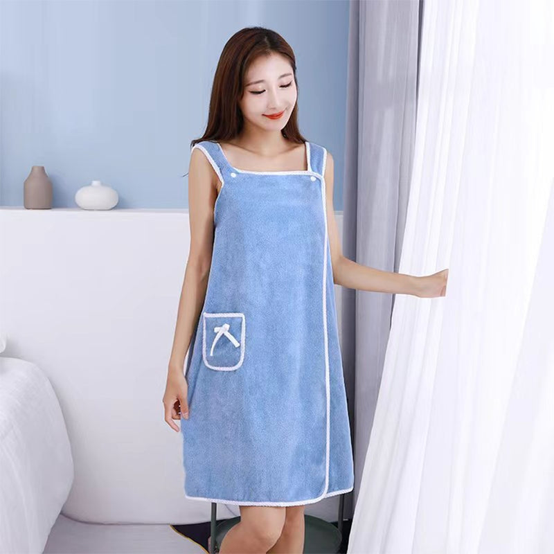 Vestido/Toalha de Banho c/ Alças, Confortável e Prático - Nossa Casa Completa