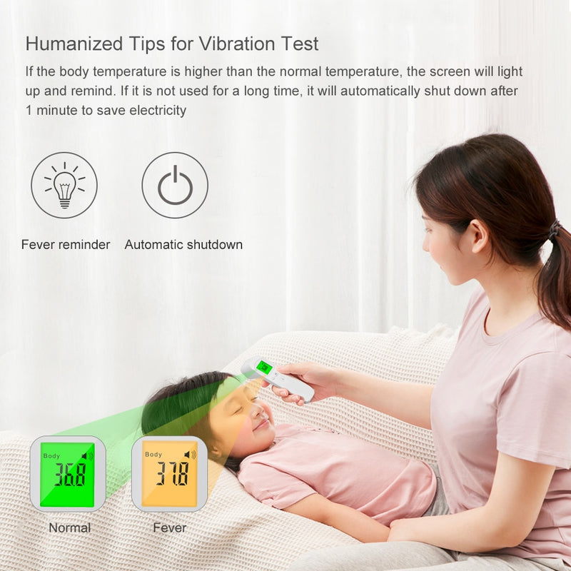 Medical Finger Pulse Oximeter Blood Oxygen Saturation Meter Heart Rate Monitor OLED Oximetro Baby Thermometer Infrared Digital - Nossa Casa Completa