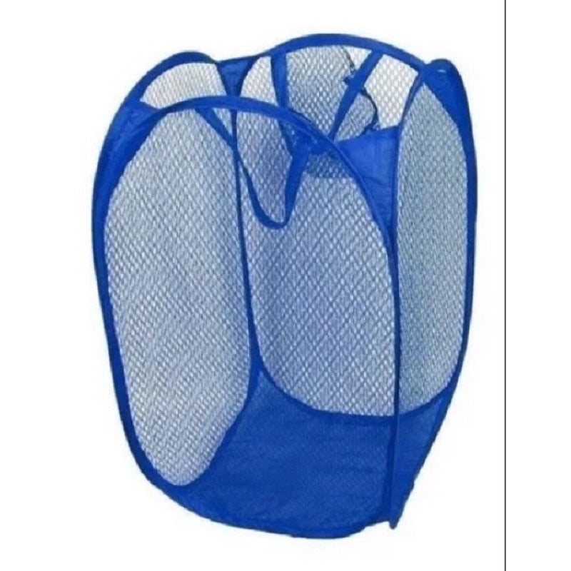 Cesto Organizador de Nylon - Para Roupas e Brinquedos (Dobrável) - Nossa Casa Completa