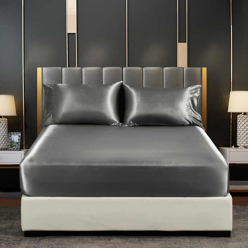 Roupa de Cama em Seda c/ Elástico Anti-Deslize (Luxo e Conforto) - Nossa Casa Completa