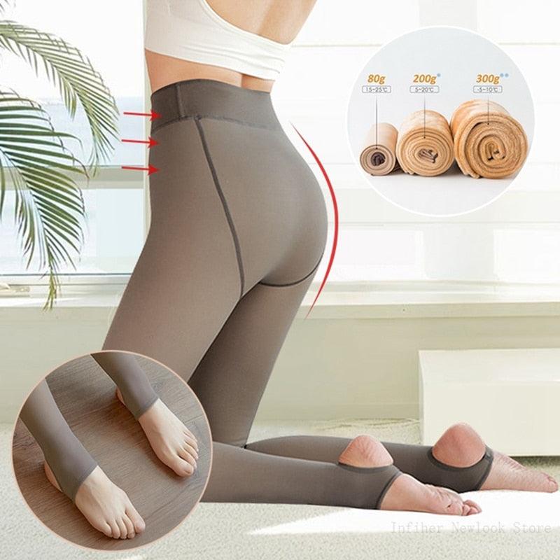 Meia Calça Translúcida Peluciada - Proteção e Glamour no Inverno - Nossa Casa Completa