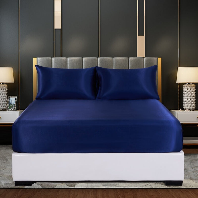 Roupa de Cama em Seda c/ Elástico Anti-Deslize (Luxo e Conforto) - Nossa Casa Completa