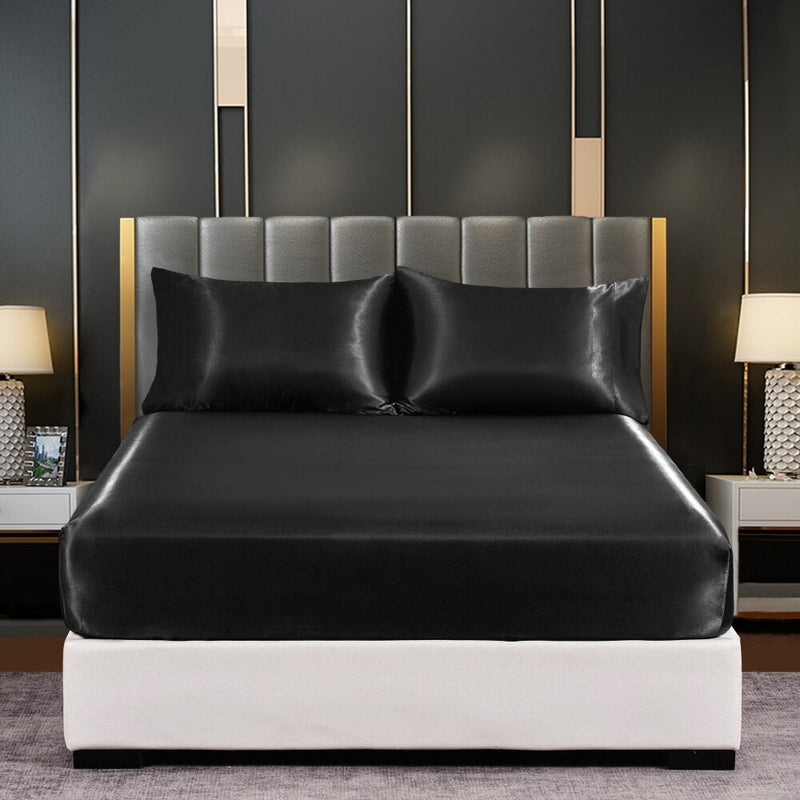 Roupa de Cama em Seda c/ Elástico Anti-Deslize (Luxo e Conforto) - Nossa Casa Completa
