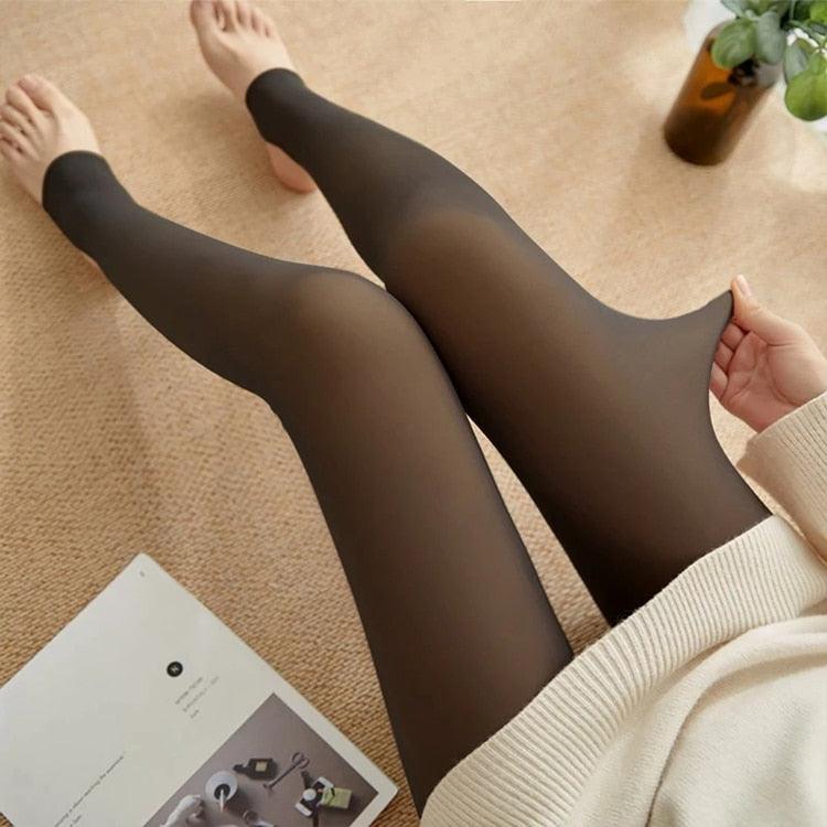 Meia Calça Translúcida Peluciada - Proteção e Glamour no Inverno - Nossa Casa Completa