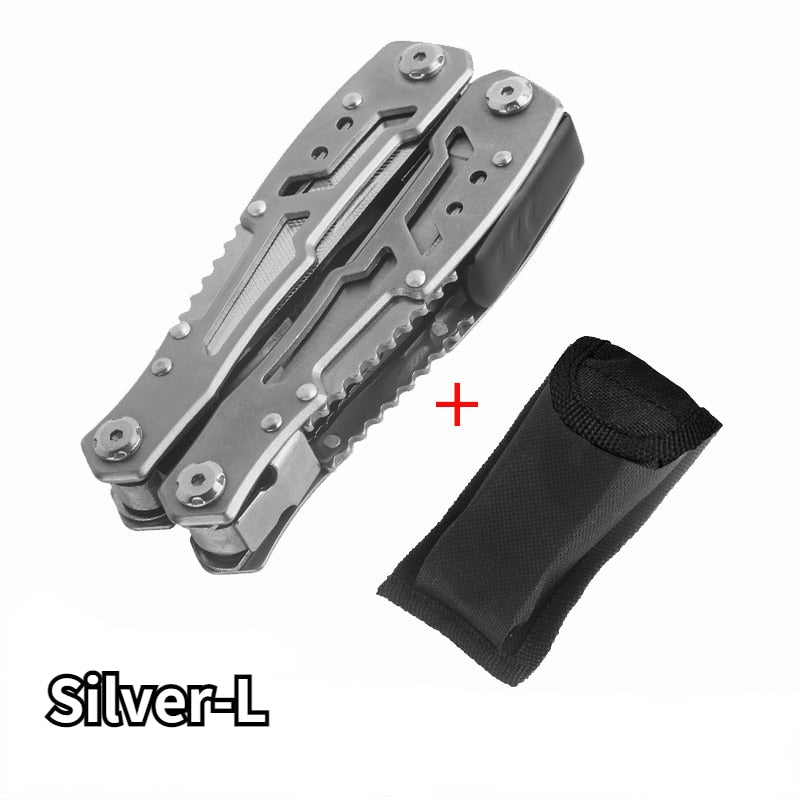 Multifunction Folding Pliers Pocket Knife Pliers Outdoor Camping Survival Hunting Tools Stainless Steel Multi-tool Pocket Knife - Nossa Casa Completa