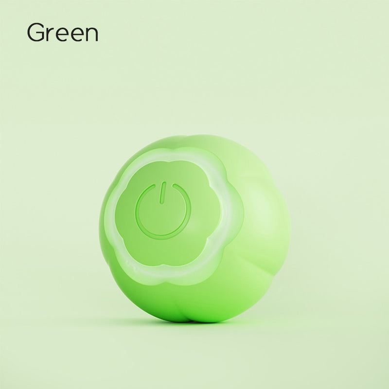 Smart Electric Cat Ball Toys Automatic Rolling Cat Toys for Cats Training Self-moving Kitten Toys for Indoor Interactive Playing