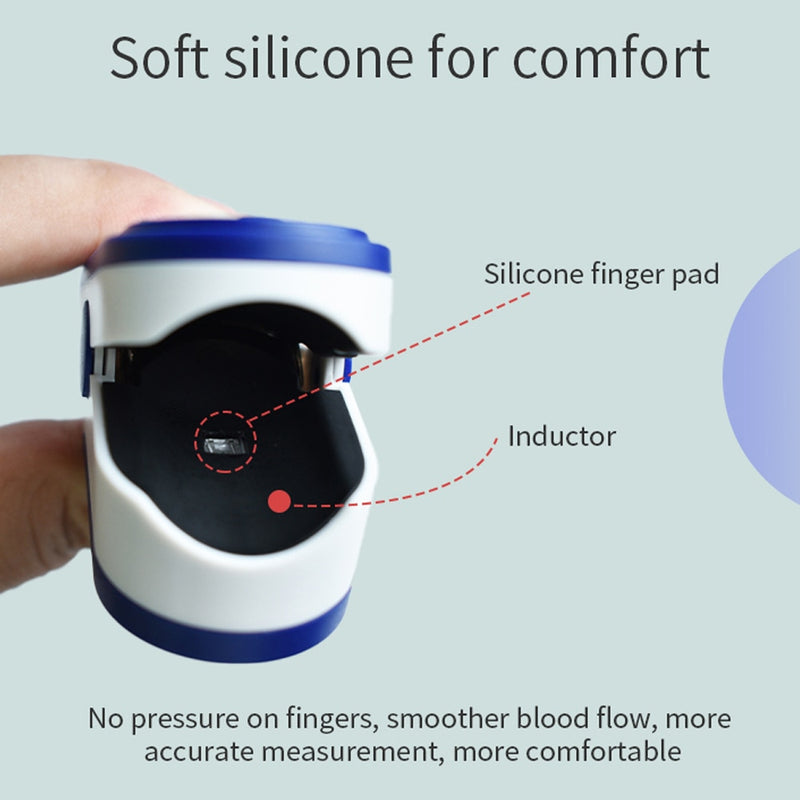 Medical Finger Pulse Oximeter Blood Oxygen Saturation Meter Heart Rate Monitor OLED Oximetro Baby Thermometer Infrared Digital - Nossa Casa Completa