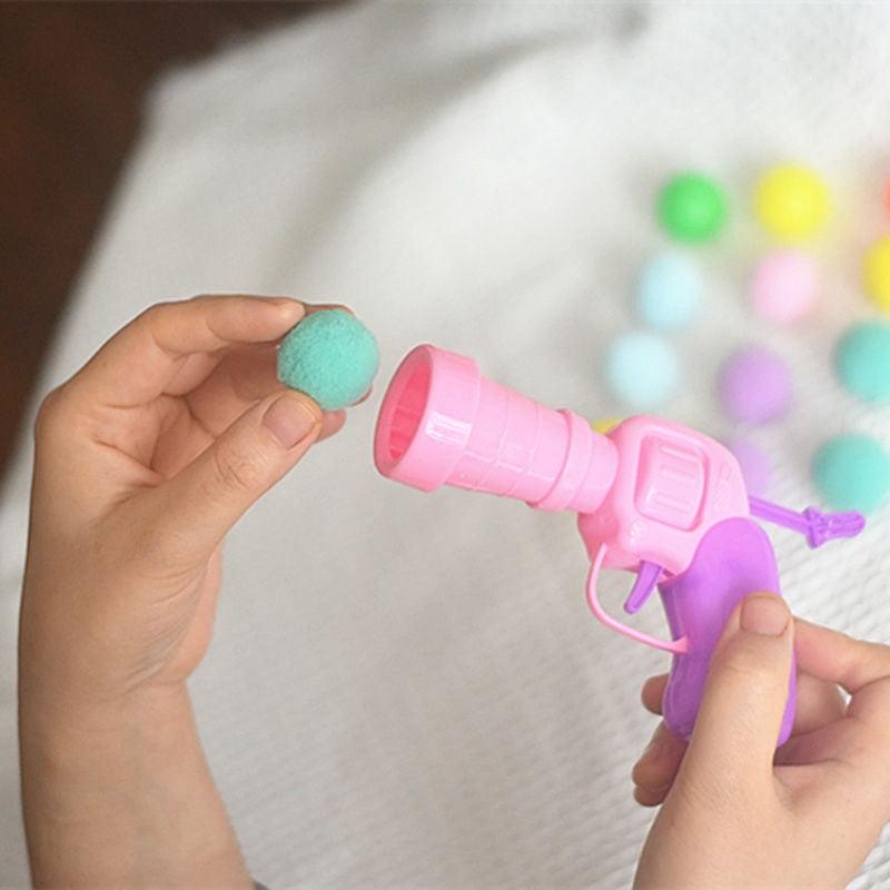 Cat Funny Interactive Teaser Training Toy Stretch Plush Ball Creative Kittens Mini Chew Ball Cat Chasing Game Toys Pompoms Balls - Nossa Casa Completa