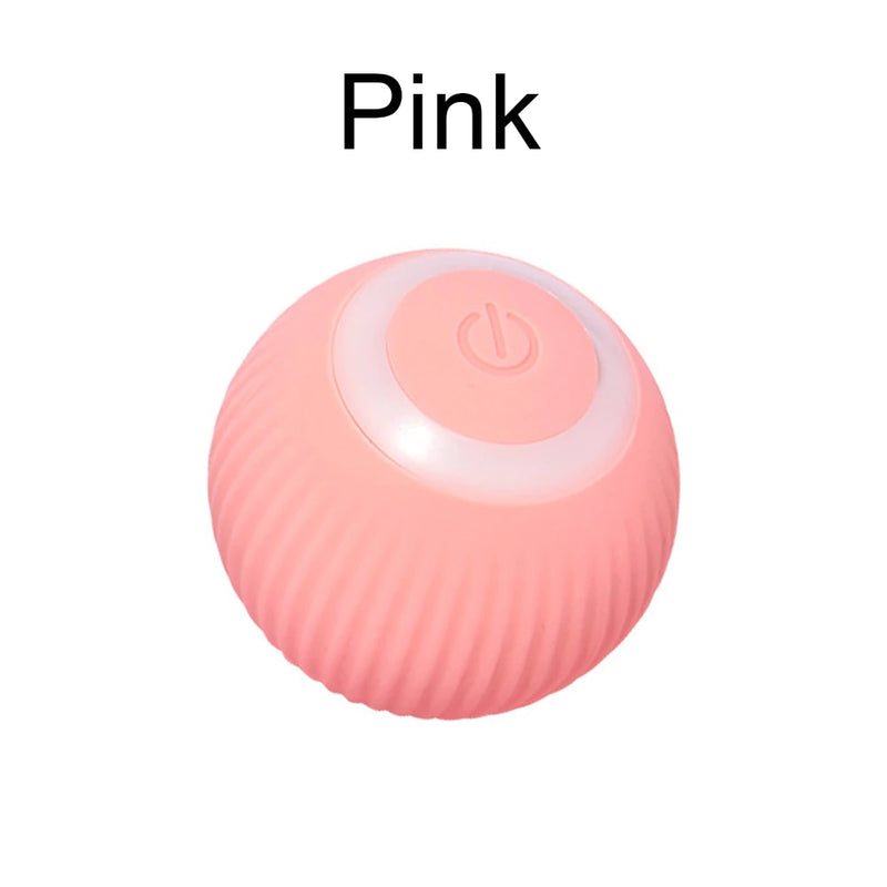 Smart Electric Cat Ball Toys Automatic Rolling Cat Toys for Cats Training Self-moving Kitten Toys for Indoor Interactive Playing