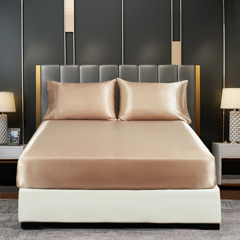Roupa de Cama em Seda c/ Elástico Anti-Deslize (Luxo e Conforto) - Nossa Casa Completa