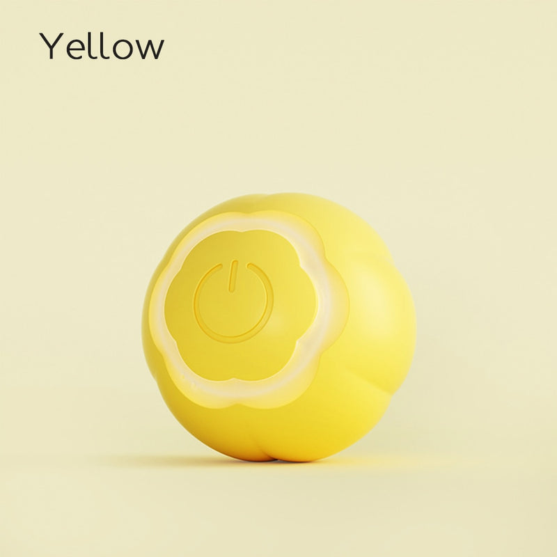 Smart Electric Cat Ball Toys Automatic Rolling Cat Toys for Cats Training Self-moving Kitten Toys for Indoor Interactive Playing
