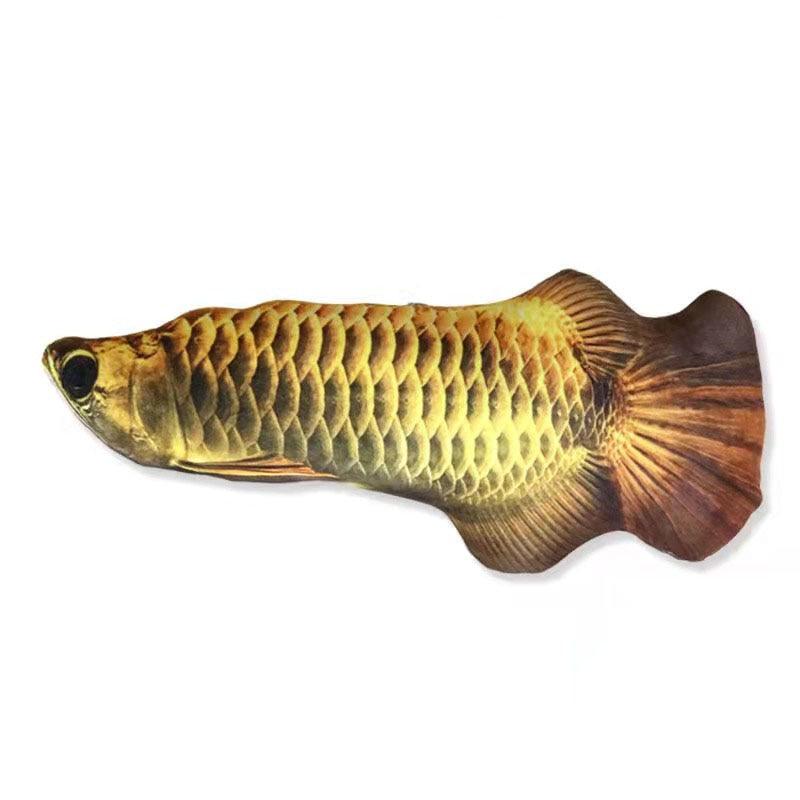 Peixinho de Pelúcia Brinquedo travesseiro Para Gatos - Nossa Casa Completa