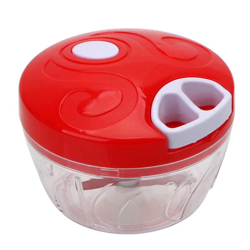 Mini Processador Manual com 3 Lâminas