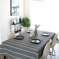 Toalha de Mesa Atemporal Minimalista (Vários Tamanhos e Modleos) - Nossa Casa Completa