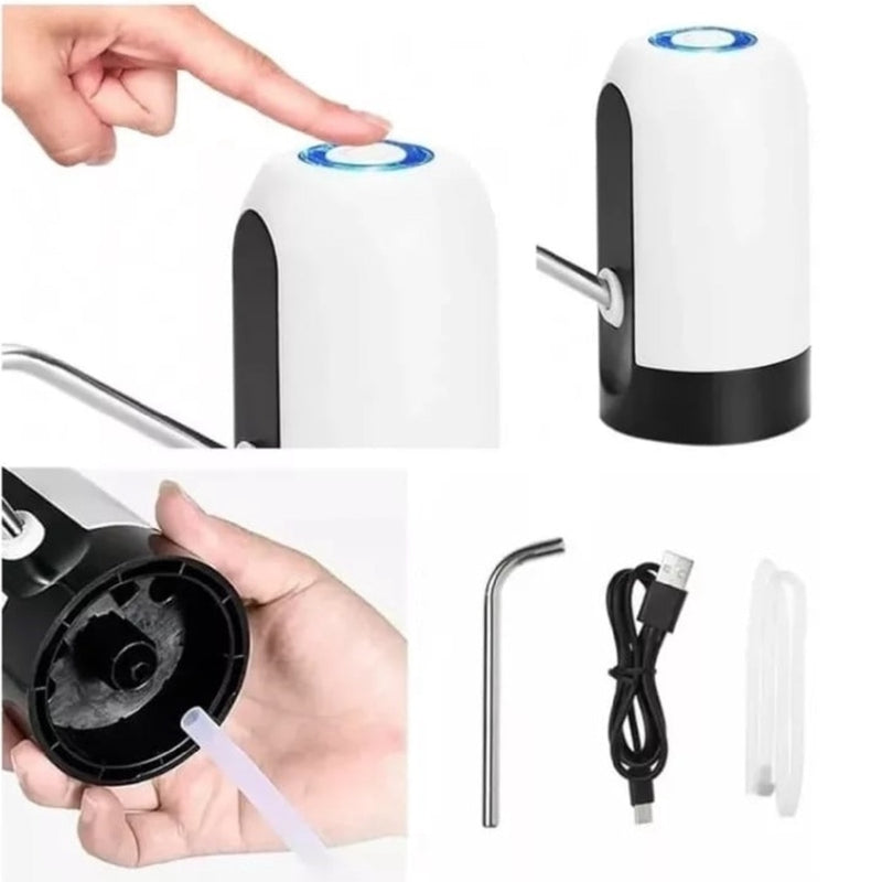 Bomba Elétrica para Galão de Água 20/10 litros Recarregável USB