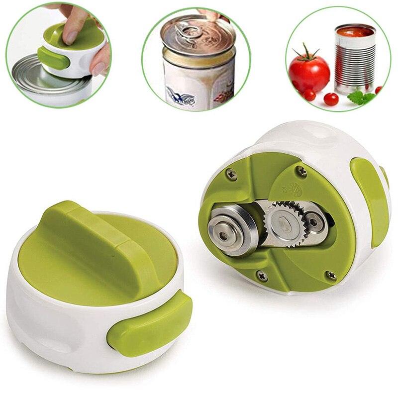 Portable Can Opener Stainless Steel Manual Adjustable Anti Skid Knurled Handl Beer Jar Bottle Opener Kitchen Accessoris Gadgets - Nossa Casa Completa