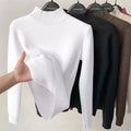 Blusa Manga Longa de Gola Alta
