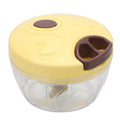 Mini Processador Manual com 3 Lâminas
