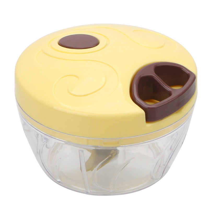 Mini Processador Manual com 3 Lâminas