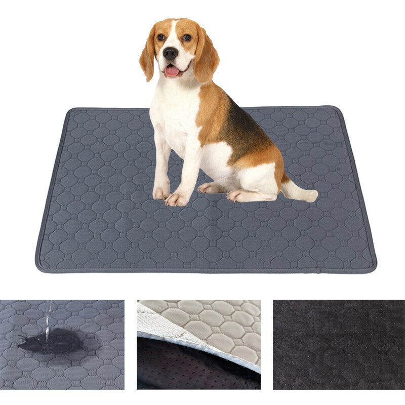 Extra Large Washable Reusable Dog Bed Mats Dog Urine Pad Puppy Pee Fast Absorbing Pad Pet Sleep Soft Carpet Blanket