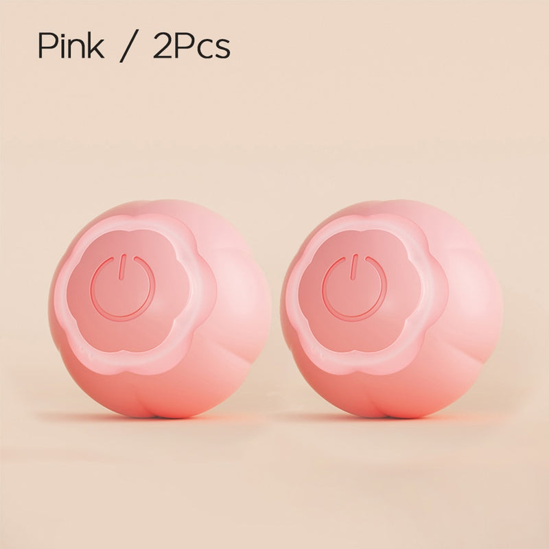 Smart Electric Cat Ball Toys Automatic Rolling Cat Toys for Cats Training Self-moving Kitten Toys for Indoor Interactive Playing