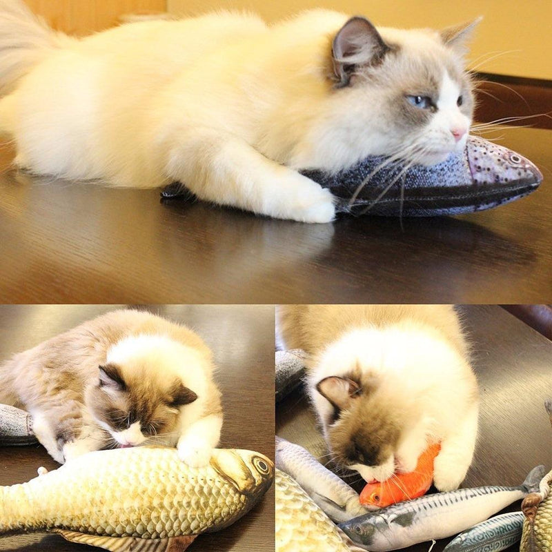 Peixinho de Pelúcia Brinquedo travesseiro Para Gatos - Nossa Casa Completa
