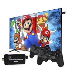 Video Game Retrô 4K Console Stick 10Mil Jogos 2 Controles