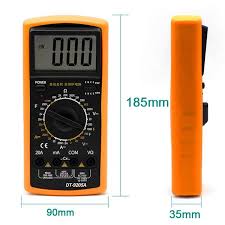 Multímetro Digital Modelo DT-9205A 750V - Nossa Casa Completa