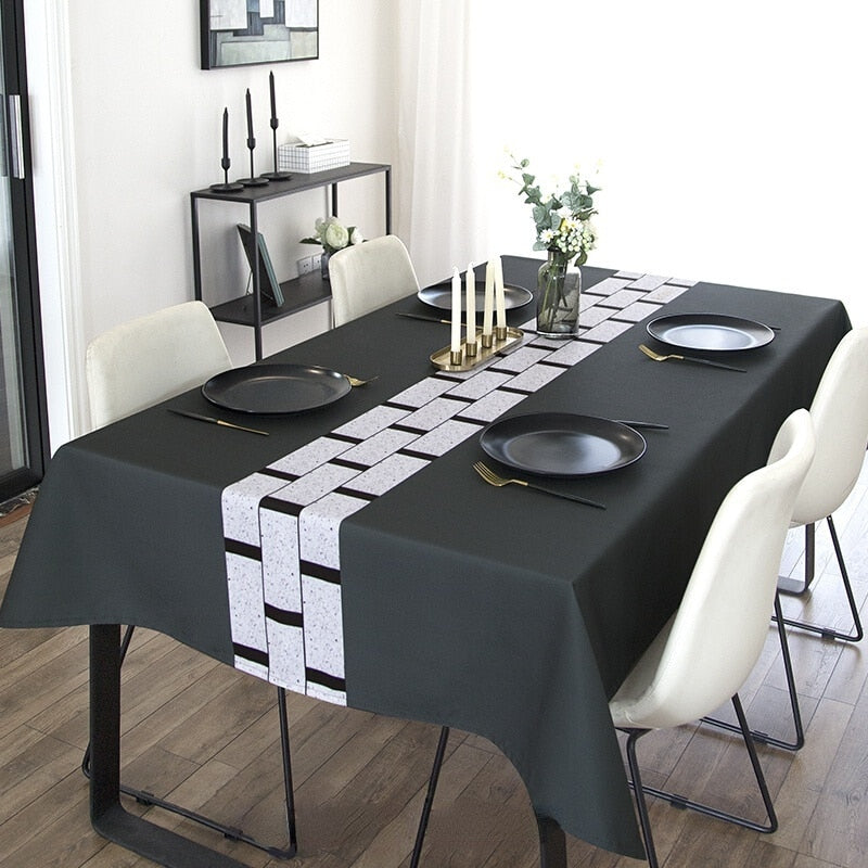 Toalha de Mesa Atemporal Minimalista (Vários Tamanhos e Modleos)