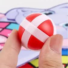 Alvo de Brinquedo Dardo Seguro Formato Bolas Gruda Gruda (Educacional)